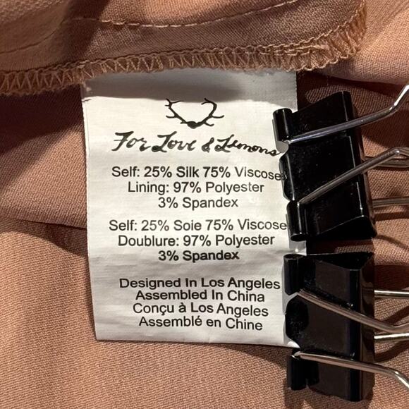 For Love & Lemons Dress Saffron Mini Floral Crochet Lace Velvet Sheer Boho XS - Picture 4 of 11